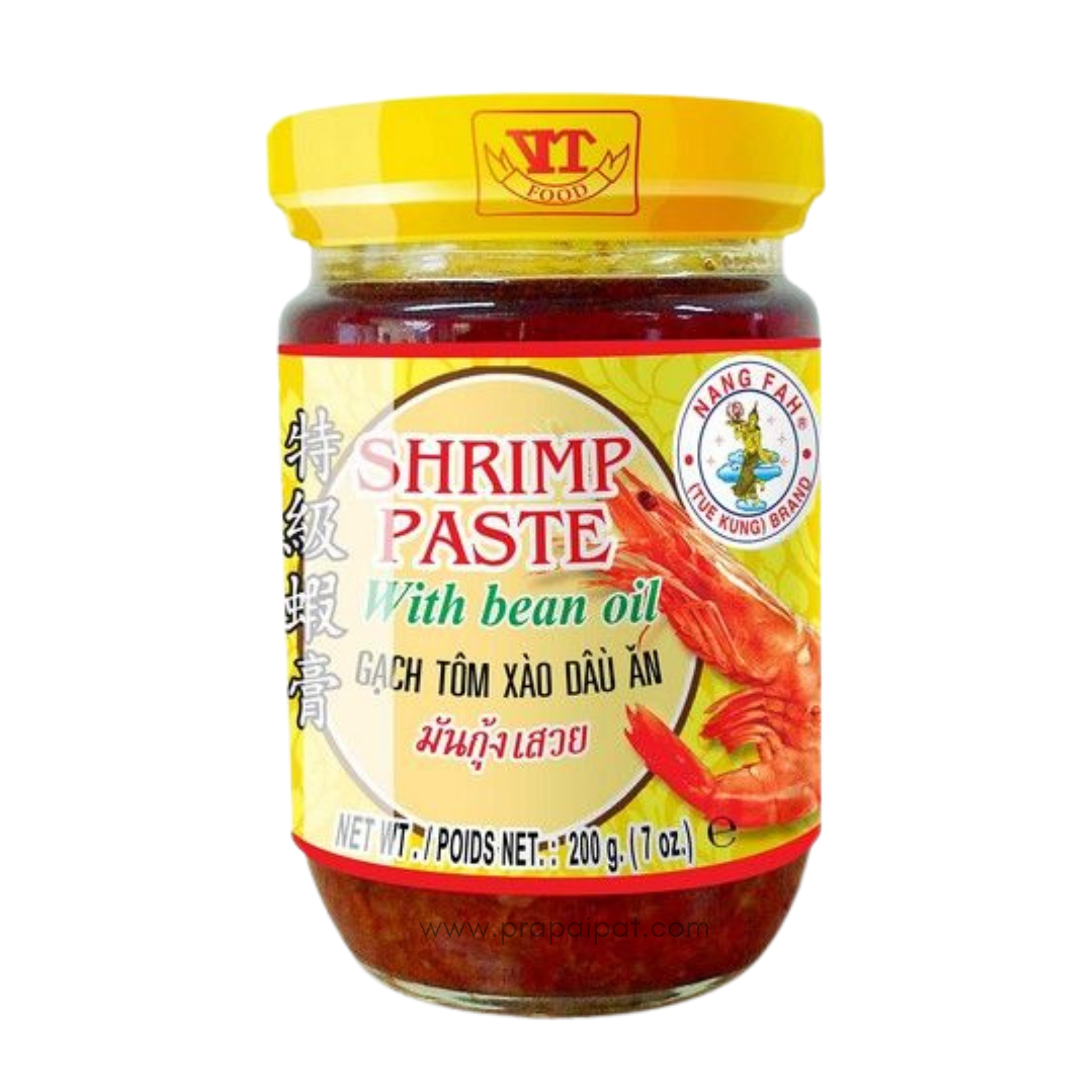 NANG FAH Shrimp Paste with Bean Oil 200 g มันกุ้งเสวย