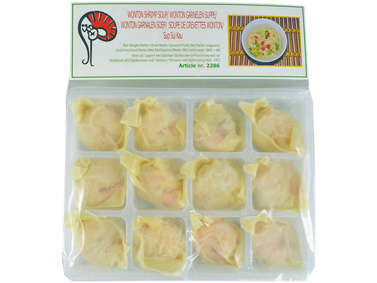 Mooijer Wonton Shrimp For Soup 180 Gram 📍❄️Tiefkühlprodukte