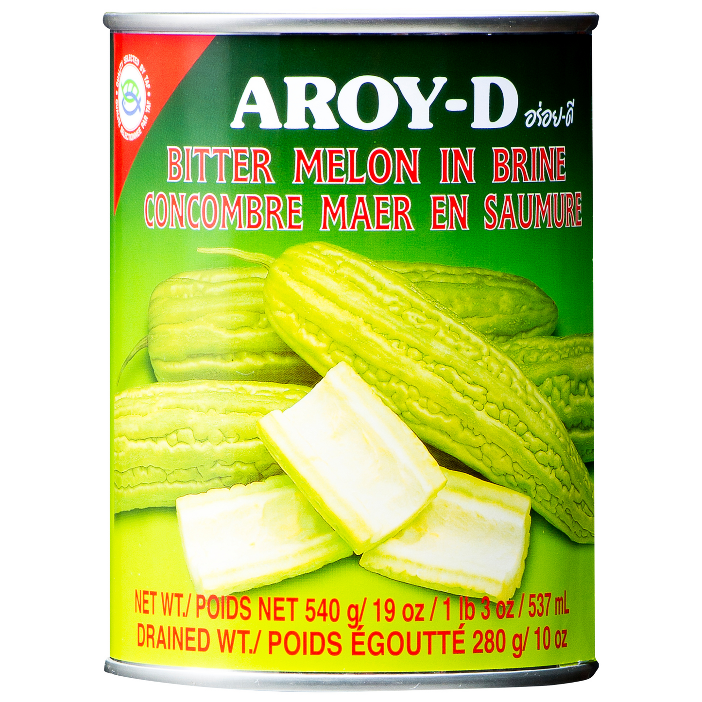 AROY-D Bitter Melon 540 grams มะระกระป๋อง