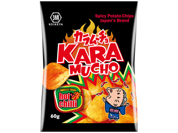Karamucho Kartoffelchips Chili Black Koikeya 60 Gram