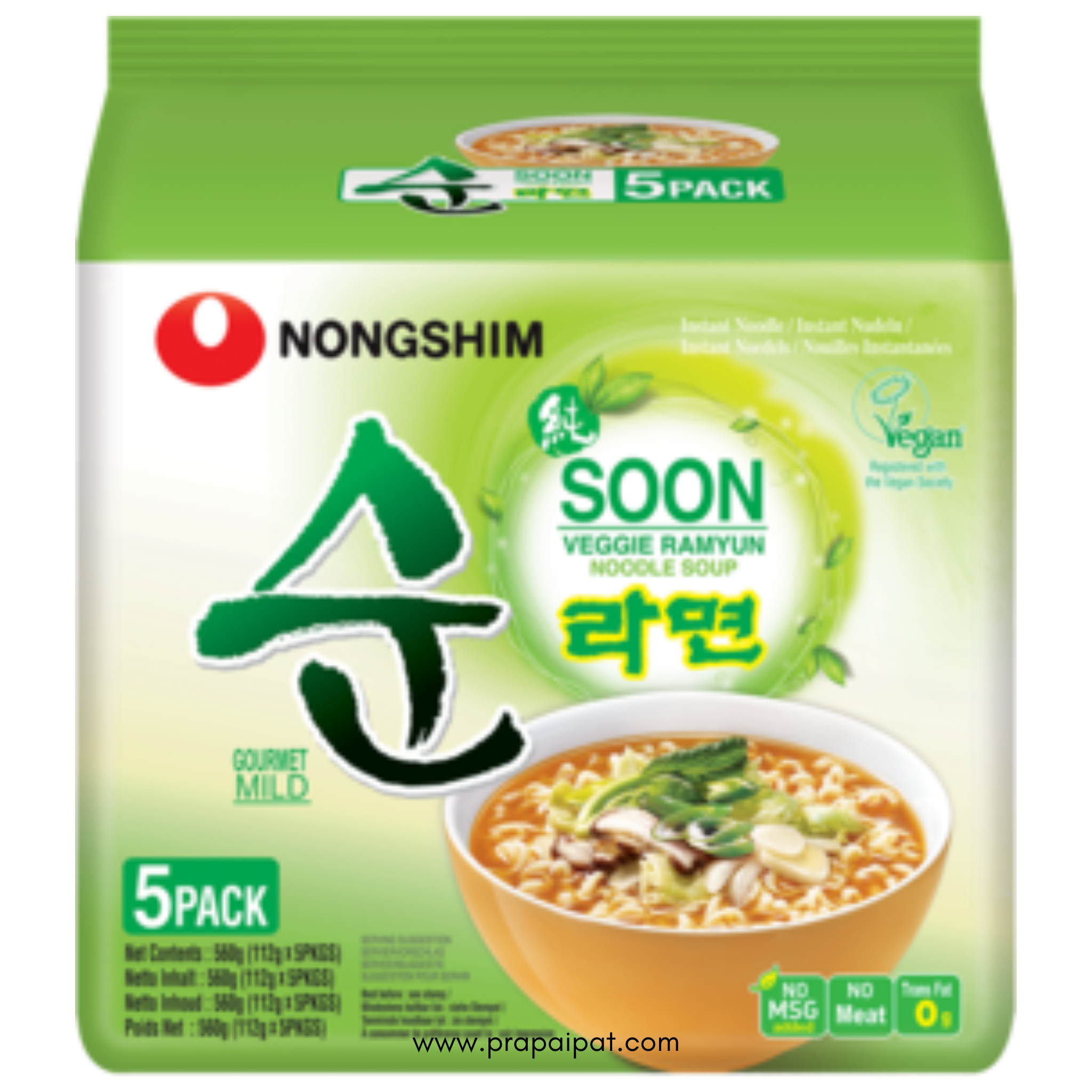 NONGSHIM Veggie Ramyun mild (3 variants)