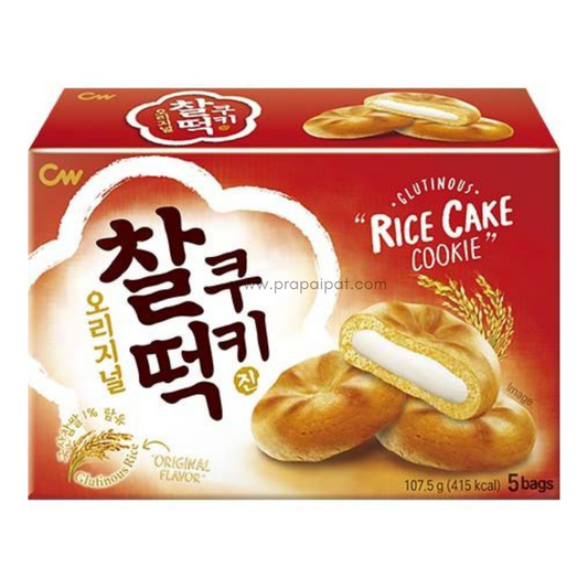 CW Rice Cake Mochi Cookie Original 107 Gram คุ้กกี้ ไส้ โมจิ