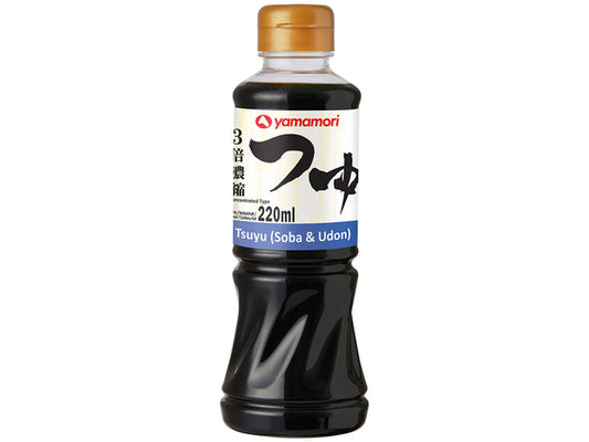 Tsuyu Sauce Yamamori 220 ml ซอสสำหรับโซบะ อุด้ง เย็นและร้อน