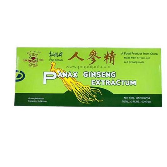 Pine Panax Ginseng Extractum 0,5% Vol. 10 ml โสม สกัด