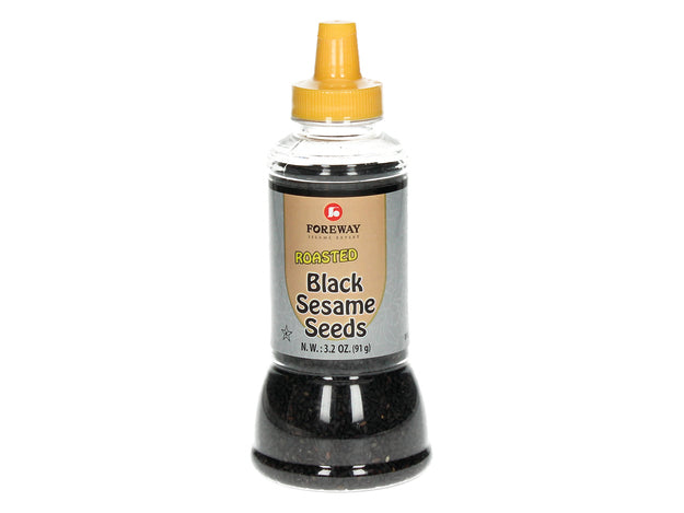 ❗️Best Before 18.12.2024 Geröstete Schwarze Sesamsamen Foreway 91g งาดำคั่ว