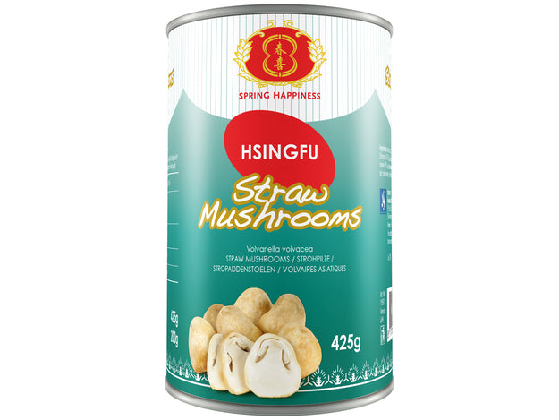 Straw Mushrooms Whole Spring Happiness 425 g āđāļŦāđāļāļāļēāļāļāļĢāļ°āļāđāļāļ
