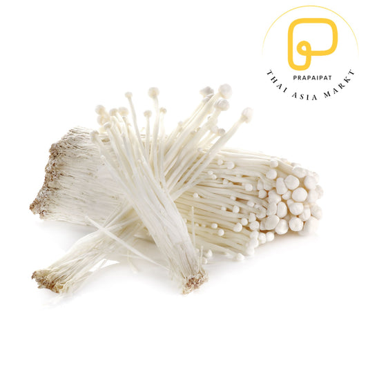 Mushroom Golden Enoki Pilze เห็ดเข็มทอง 100 g