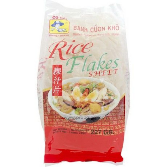 FARMER  Rice Flakes Sheet 227 Gram เส้น ก๊วยจั๊บ แบบม้วน