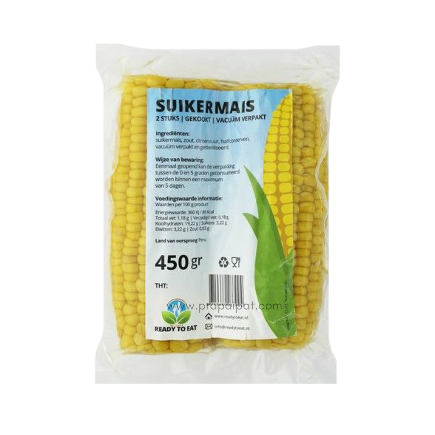 Zucker Mais Gekocht 2 PCS
