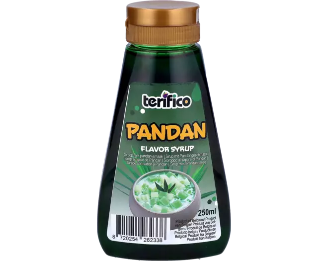 Terifico - Pandan Flavor Syrup 250 ml น้ำเชื่อม กลิ่น ใบเตย