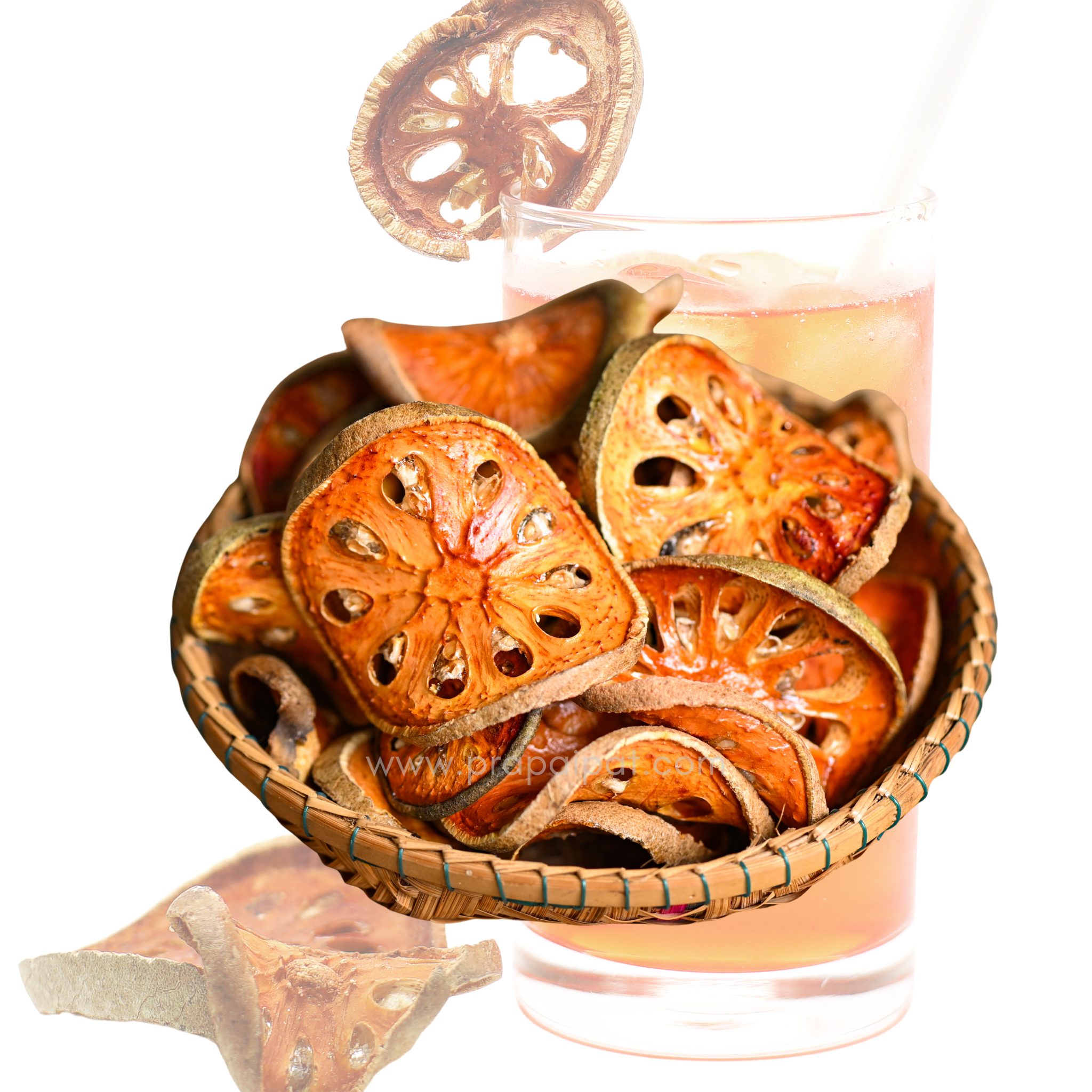 Getrocknete Barl-Frucht Matoom มะตูม แห้ง 100 กรัม