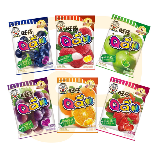 📌Best before 11.06.2025 QQ Gummy Fruchtgummi Want Want 70 gram