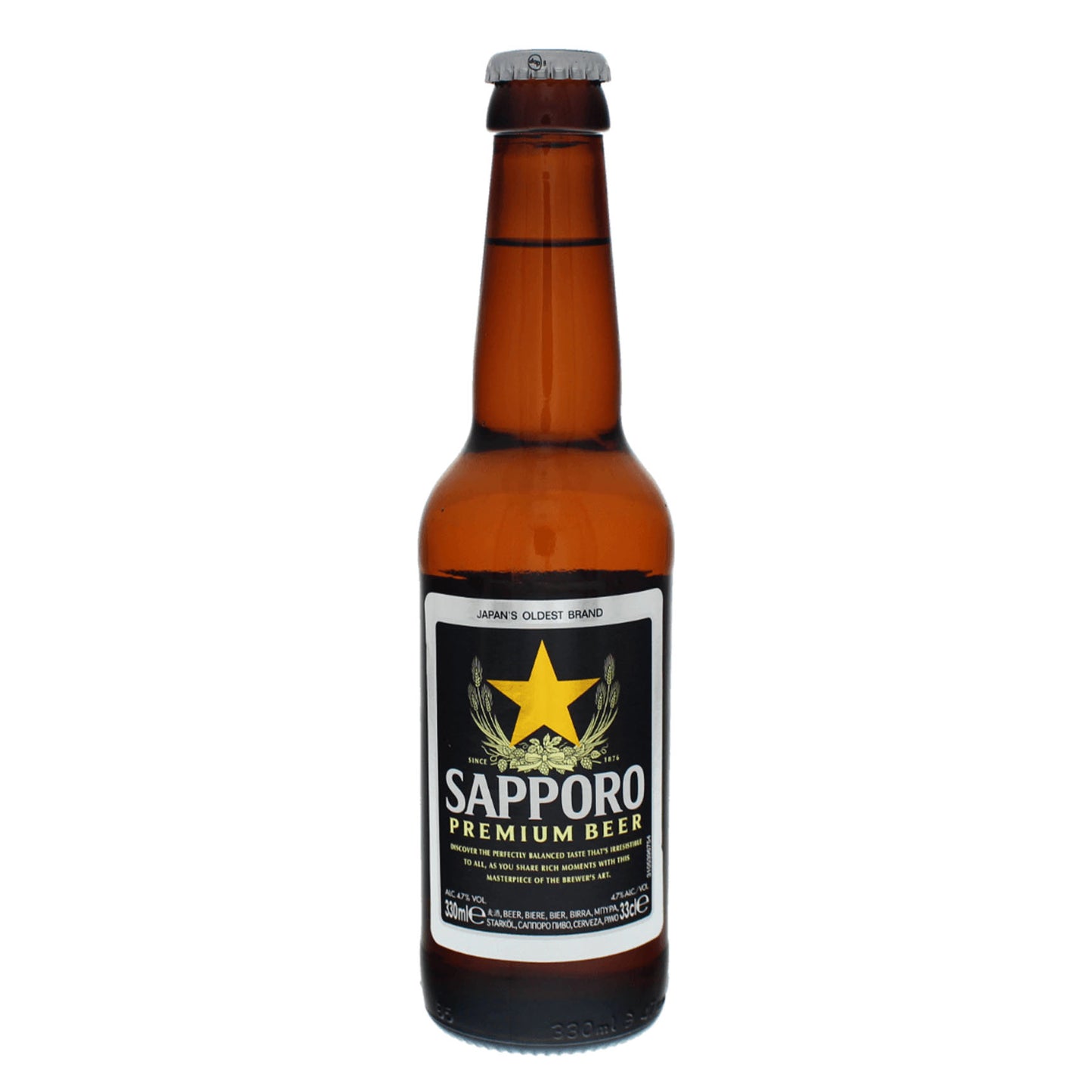 Sapporo Bier 4,7% Vol.  330ml (Japan)