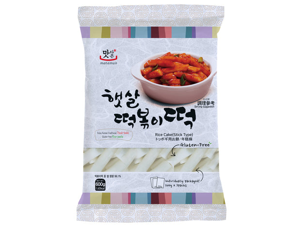 MATAMUN Rice Cake Sticks (Tteokbokki) 600 grams