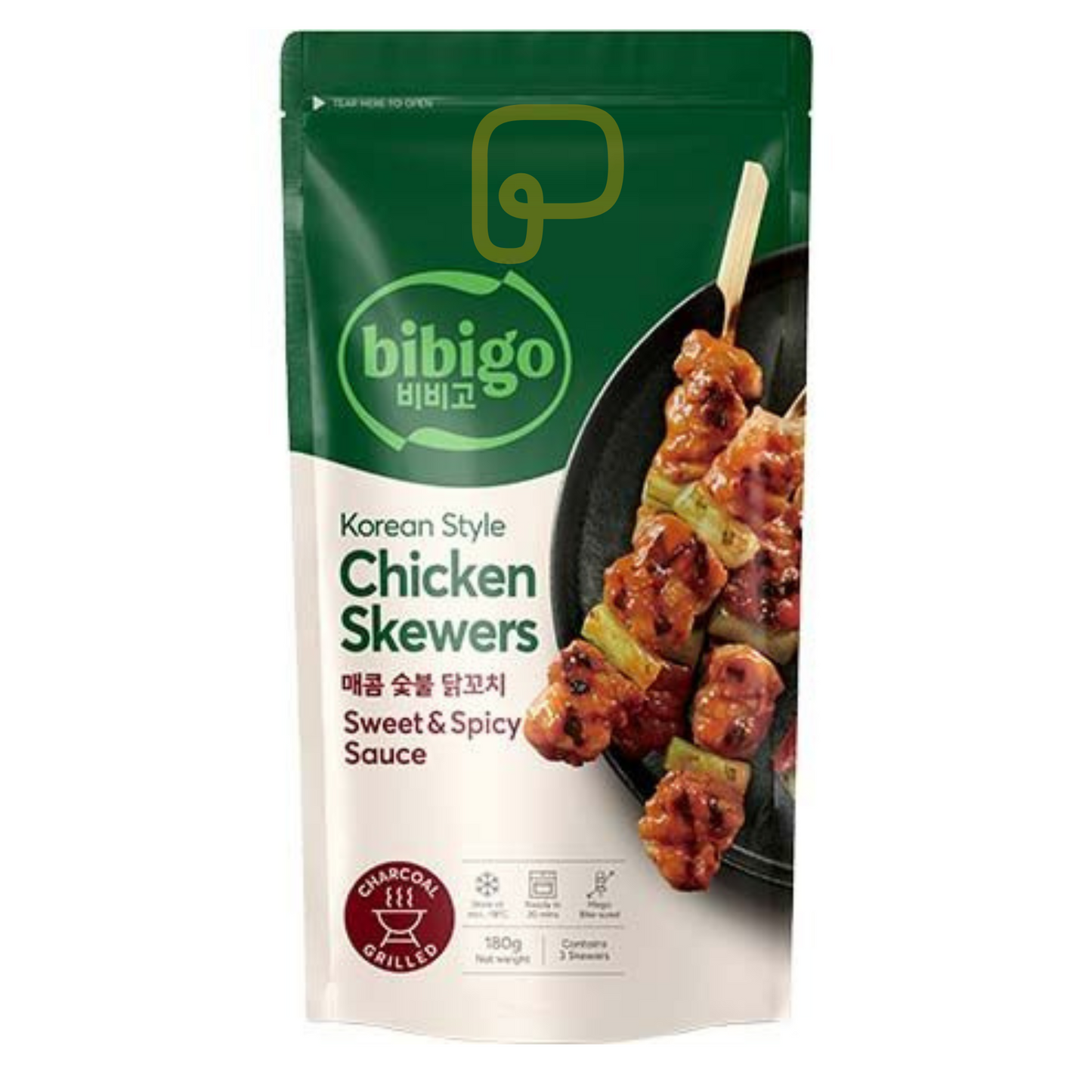 BIBIGO  Chicken Skewers Sweet & Spicy 180 Gram