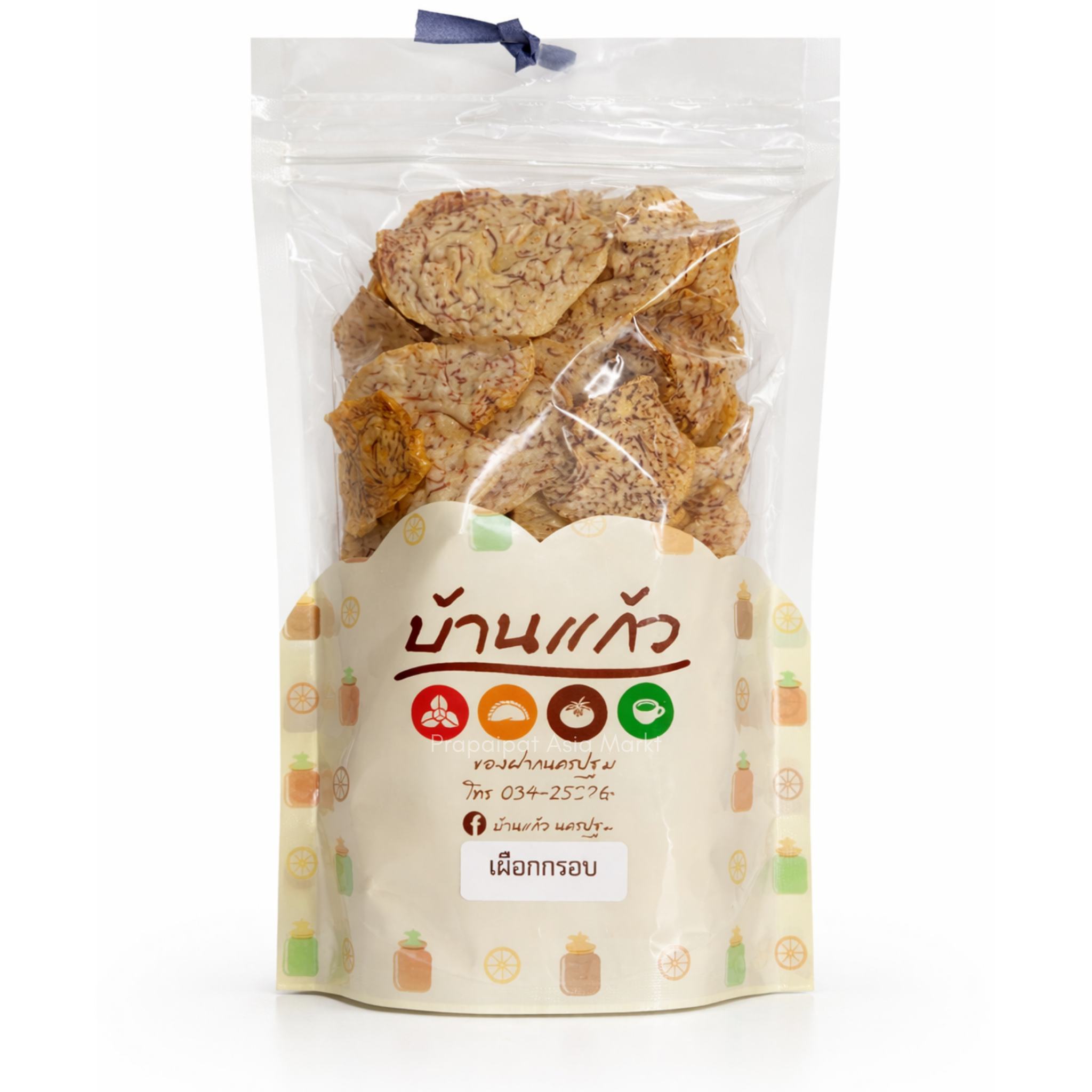 Ban Keaw Taro Chips 100 g บ้านแห้ว เผือกกรอบ