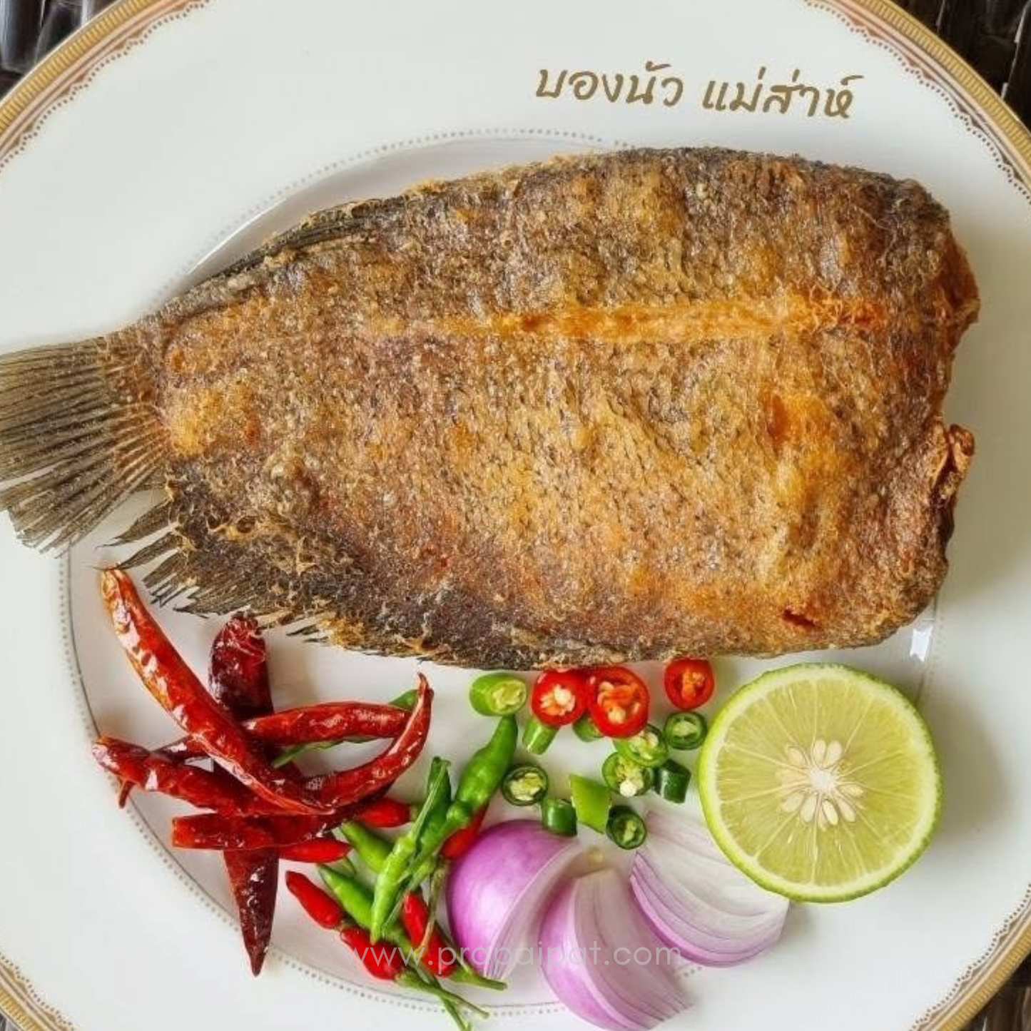 Bong Nua Frittierter fermentierter Fisch ปลาร้า ทอดสุก ปลาสลิด บองนัว 80 Gram