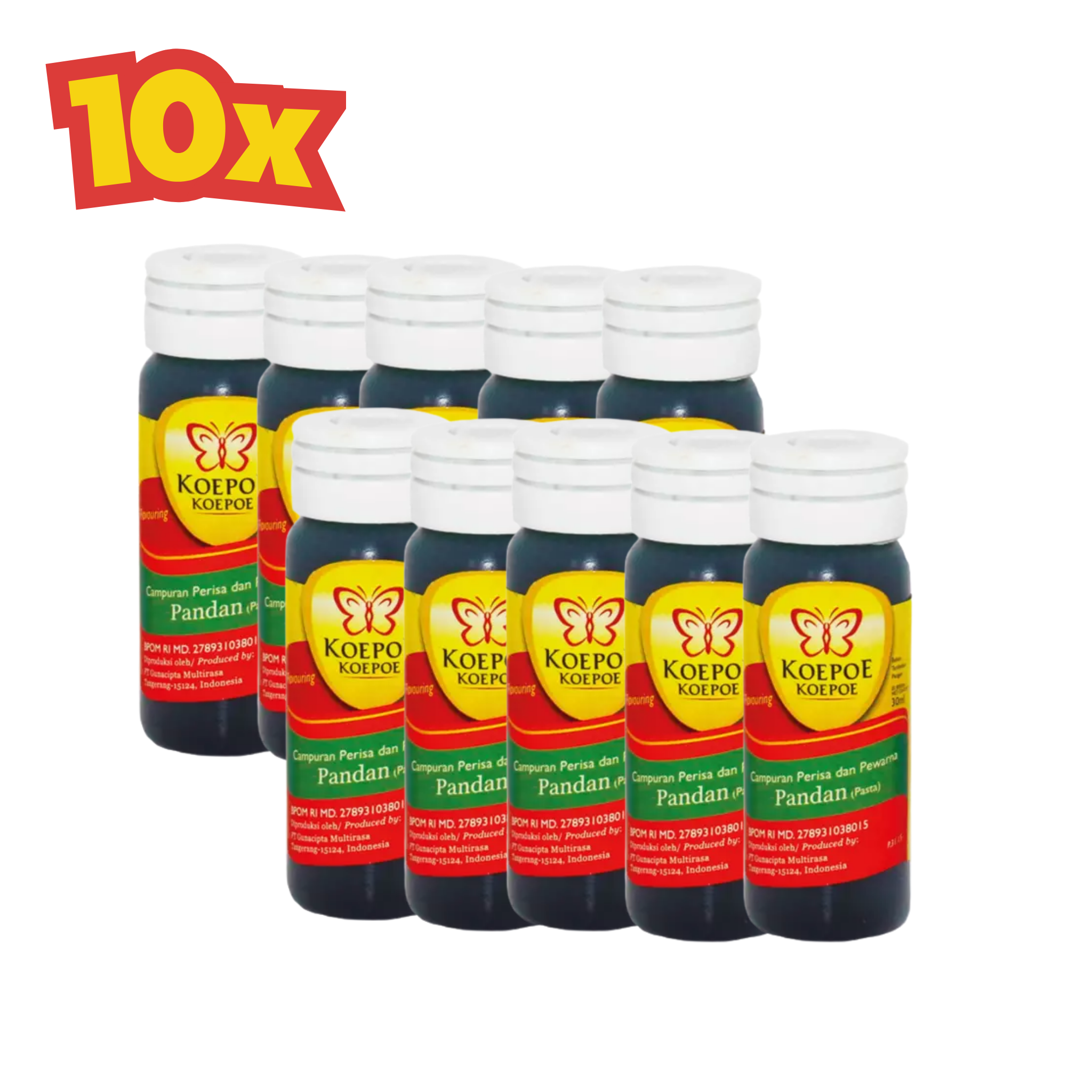 10x Koepoe Pandan Flavoring สีและกลิ่น ใบเตย 25ml