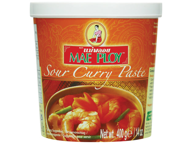 Sour Vegetable Curry Paste Mae Ploy แม่พลอย พริก แกงส้ม 400 Gram
