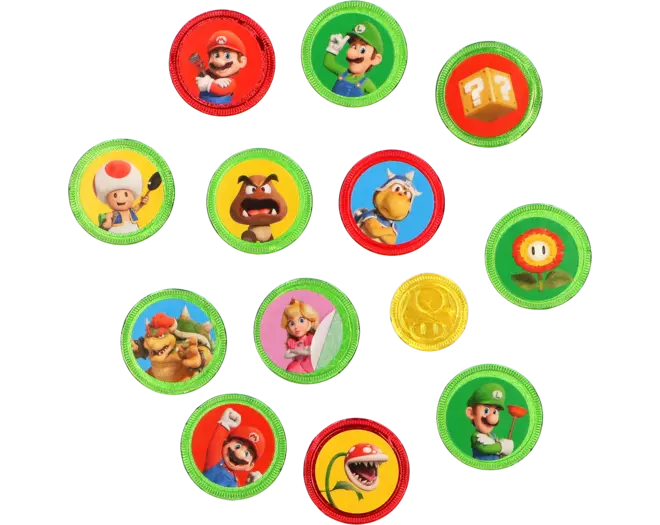Super Mario Chocolate Coins 45 g ช็อคโกแล็ต เหรียญ