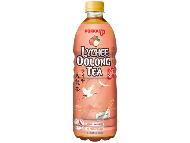Pokka Drink Lychee Oolong Tea 500 ml Peach Oolong Tea