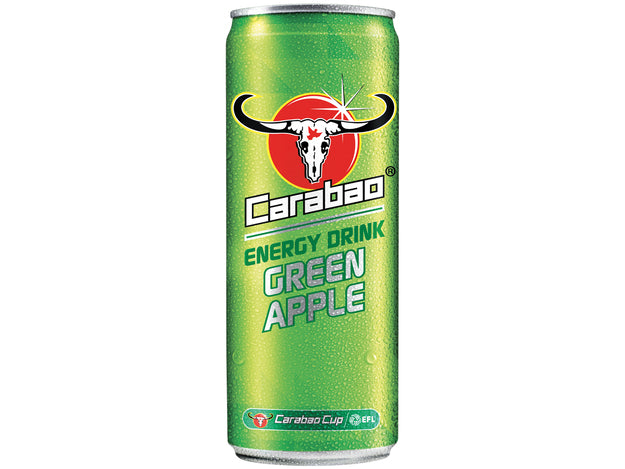 Carbonated Energy Drink Green Apple Carabao 330 ML