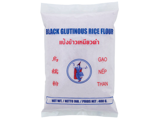 Black Glutinous Rice Flour Thai Dancer 400 g แป้งข้าวเหนียวดำ