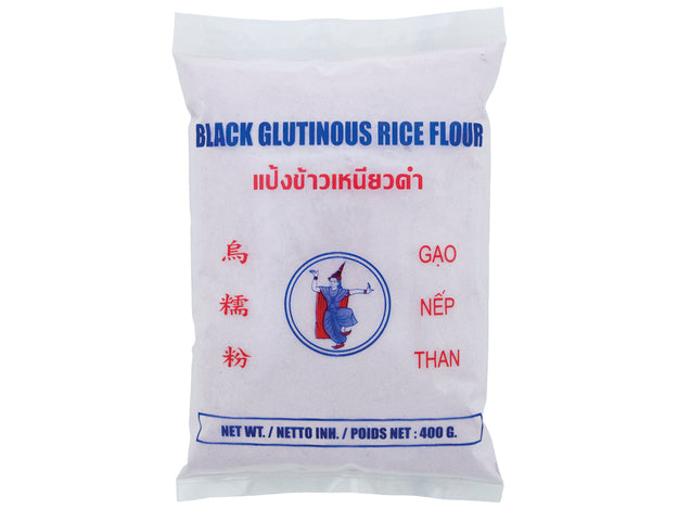 Black Glutinous Rice Flour Thai Dancer 400 g แป้งข้าวเหนียวดำ