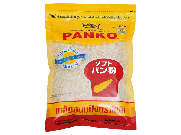 Panko Bread Crumbs Lobo 200 g เกล็ดขนมปังกรอบ รุ่นกรอบนาน