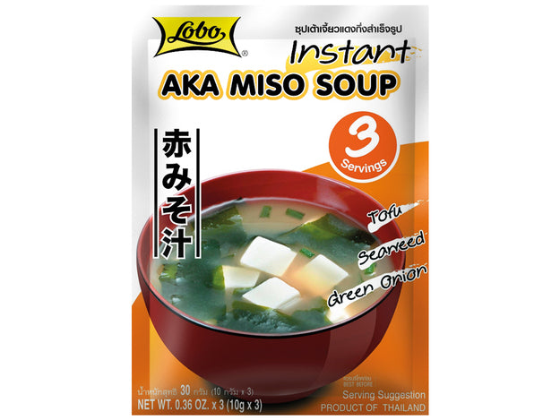 Lobo Instant Aka Miso-Suppe 30 g โลโบ ซุป มิโซะ