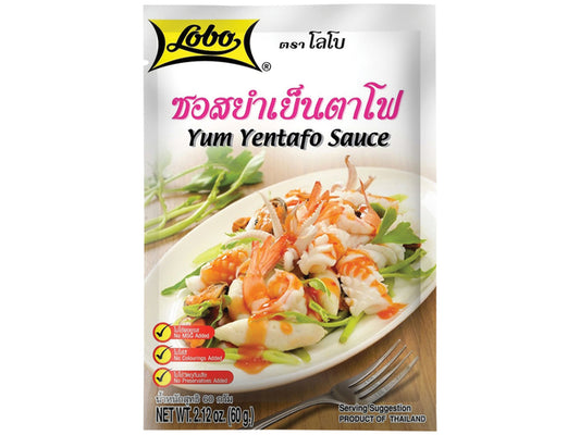 Yum Yentafo Sauce Lobo 60 g ซอสเย็นตาโฟต้มยำแห้ง ตราโลโบ้