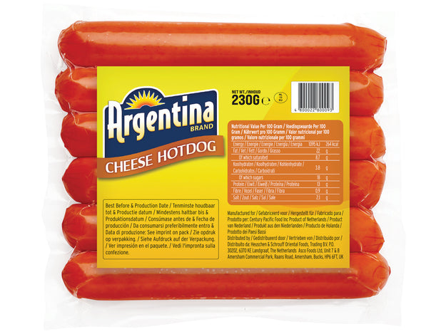 Hot Dog mit Käse 230 g ไส้กรอก ไส้ชีส