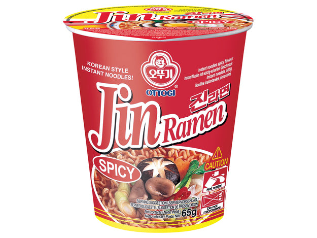 Instant Nudeln Jin Ramen Scharf Ottogi 65 Gram