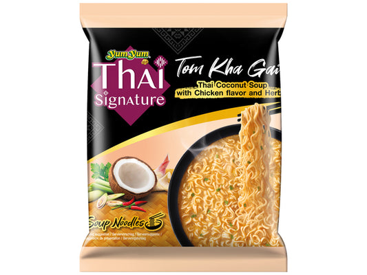 Thai Signature Instant Nudeln Thai Kokossuppe (Tom Kha Kai) Yum Yum 100 g ยำยำ รส ต้มข่าไก่