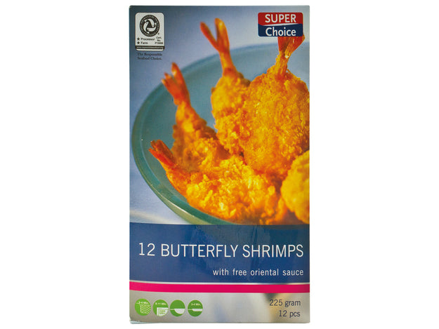 Schmetterlinggarnelen 225 g