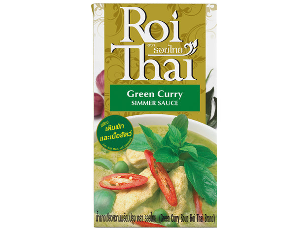 Green Curry Sauce Roi Thai 250 ml แกงเขียวหวาน สำเร็จรูป