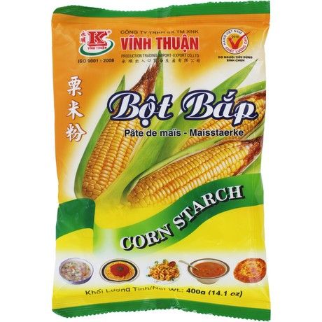 VINH THUAN  Corn Starch Bot Bap แป้งข้าวโพด 400 Gram