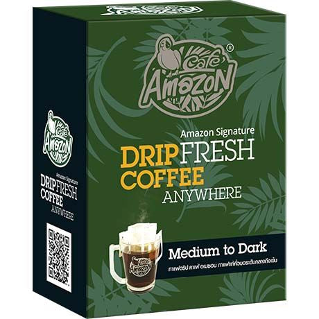 CAFÉ AMAZON  Filterkaffee Signature 45 Gram กาแฟ อเมซอน แบบ ดริป