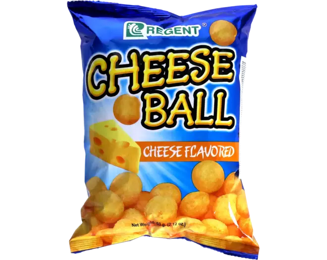 REGENT - CHEESE BALL 60 g ขนมกรอบ รสชีส บอล