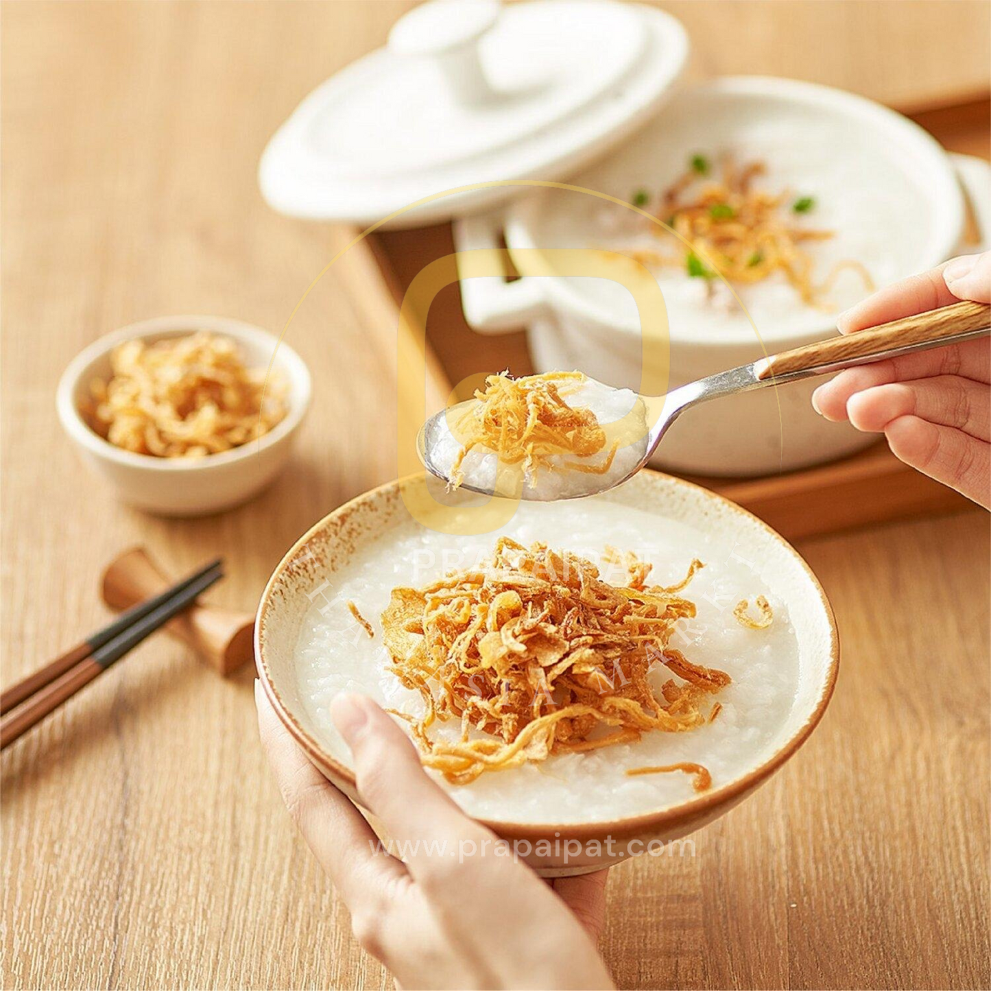 S Khonkaen Crispy Flossy Pork with Fried Shallot 80 Gram หมูฝอย ทรงเครื่อง