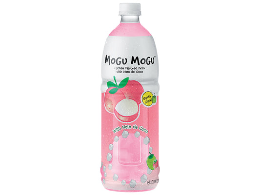 Mogu Mogu Lychee Drink with Nata de Coco 1 l (inkl. 0,25 € DPG Pfand) โมกุ โมกุ รสลิ้นจี่