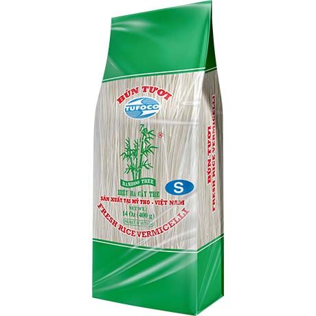 BAMBOO TREE Reisnudeln Fein - Bun Soi Nho - Größe S - 400 g เส้น ขนมจีน ขนาดเส้นเล็ก