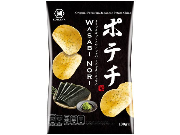 Kartoffelchips Wasabi Nori Koikeya 100 g มันฝรั่ง รสวาซาบิ