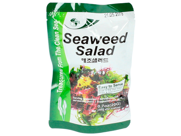 Seaweed Salad Seetangsalat Oriental 20 g āļŠāļēāļŦāļĢāđāļēāļĒāļāļ°āđāļĨāļĢāļ§āļĄāđāļŦāđāļ