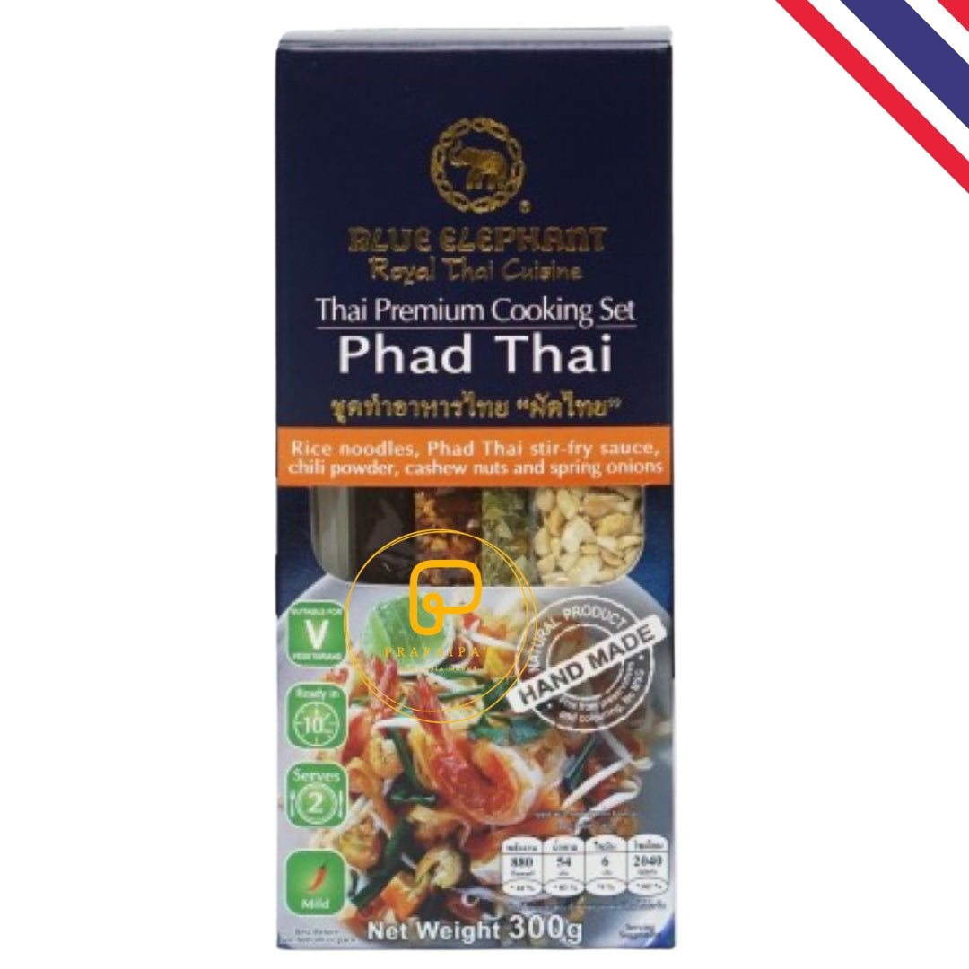 Blue Elephant Cooking Set Phad Thai Noodles 300 Gram ชุดทำ ผัดไทย พร้อมเครื่องแห้ง