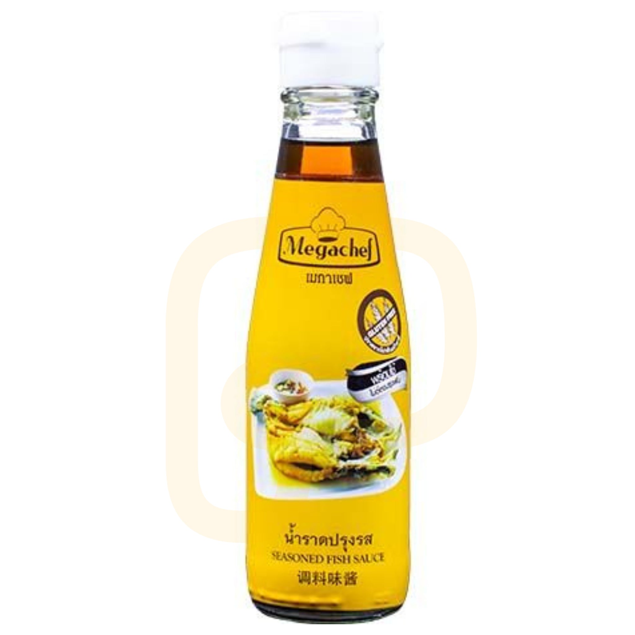 Megachef Seasoned Fish Sauce 200 ml น้ำราดปรุงรส ปลาทอด น้ำปลา