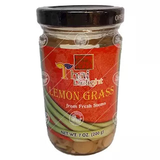 THAI DELIGHT Lemon Grass Cut 200g ตะไคร้ หั่นแว่น ในน้ำเกลือ