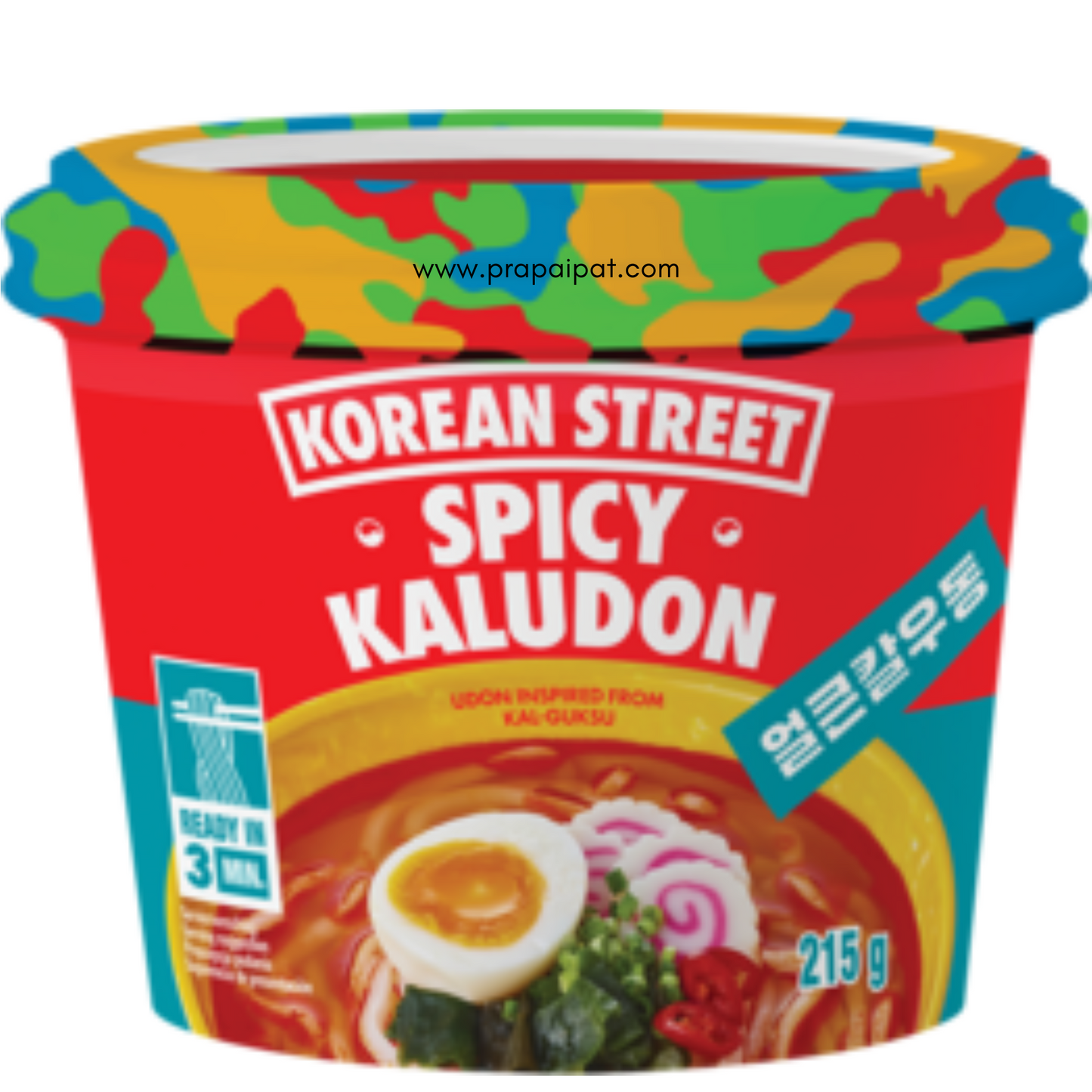 Korean STREET Instant Cup Nudeln Kaludon Spicy 215 g