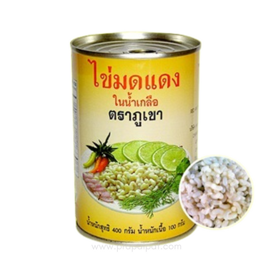 Mountain Brand Red Ant Egg in Brine ไข่มดแดงตราภูเขา 400 Gram
