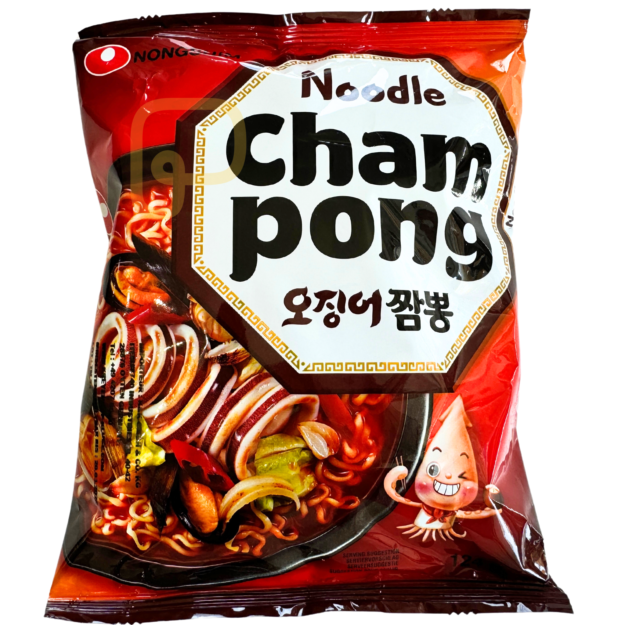 Nongshim Nudelsuppe mit Meeresfrüchtegeschmack (Champong) 124 g